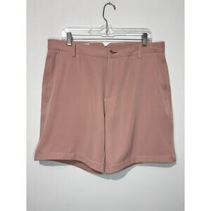 Onward Reserve Gimme Performance Golf Mens Shorts 36 Dusty Pink Pockets Logo